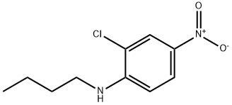 N-丁基-2-氯-4-硝基苯胺 结构式