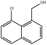 1-Naphthalenemethanol, 8-chloro- 结构式