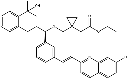 孟鲁斯特乙酯 结构式