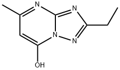 [1,2,4]Triazolo[1,5-a]pyrimidin-7-ol, 2-ethyl-5-methyl- 结构式