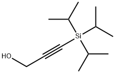 3-(三异丙基硅基)丙-2-炔-1-醇 结构式