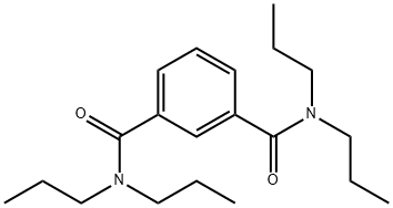 1-N,1-N,3-N,3-N-tetrapropylbenzene-1,3-dicarboxamide 结构式