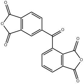 2,3,3',4'-二苯甲酮四甲酸二酐 Α-BTDA 结构式