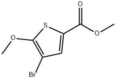 2-Thiophenecarboxylic acid, 4-bromo-5-methoxy-, methyl ester 结构式