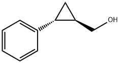 (反式-2-苯基环丙基)甲醇 结构式