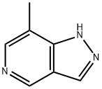 7-METHYL-1H-PYRAZOLO[4,3-C]PYRIDINE 结构式