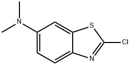 6-Benzothiazolamine, 2-chloro-N,N-dimethyl- 结构式