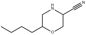 3-Morpholinecarbonitrile, 6-butyl- 结构式