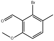 2-溴-6-甲氧基-3-甲基苯甲醛 结构式