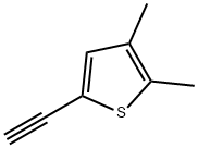 2,3-二甲基噻吩-5-乙炔 结构式