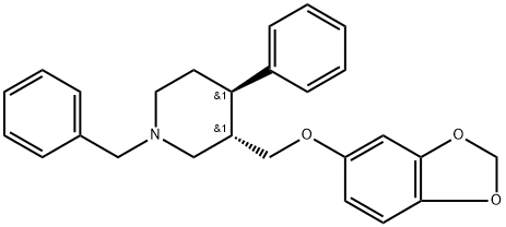 Defluoro N-Benzyl Paroxetine 结构式