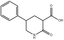 3-Piperidinecarboxylic acid, 2-oxo-5-phenyl- 结构式