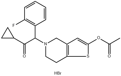 普拉格雷氢溴酸盐 结构式