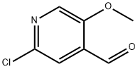 2-氯-5-甲氧基吡啶-4-甲醛 结构式