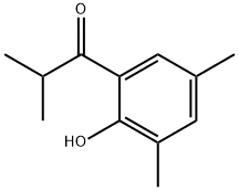 1-(2-羟基-3,5-二甲基苯基)-2-甲基丙-1-酮 结构式