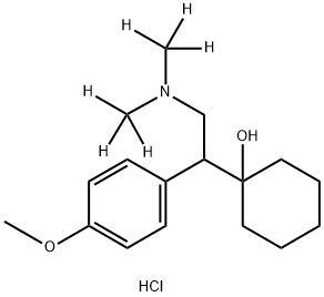 盐酸文拉法辛-D6 结构式