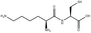 L-Cysteine, L-lysyl- 结构式