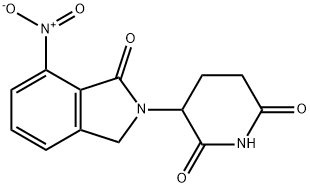 3-(7-nitro-1-oxo-2,3-dihydro-1H-isoindol-2-yl)piperidine-2,6-dione 结构式