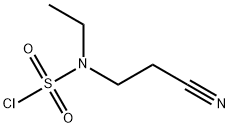 3-[(氯磺酰基)(乙基)氨基]丙腈 结构式