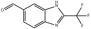 2-(三氟甲基)-1H-苯并[D]咪唑-6-甲醛 结构式