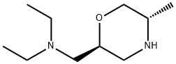 2-Morpholinemethanamine, N,N-diethyl-5-methyl-, (2S,5S)- 结构式