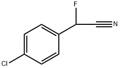 2-(4-氯苯基)-2-氟乙腈 结构式