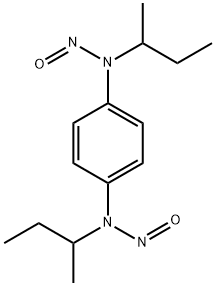 N,N′-di-sec-butyl-N,N′-dinitroso-1,4-phenylenediamine 结构式