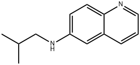 6-Quinolinamine, N-(2-methylpropyl)- 结构式