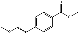 1-methoxy-2-(4-carbomethoxyphenyl)ethylene 结构式
