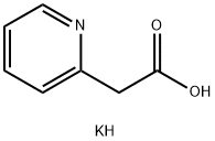 2-Pyridineacetic acid, potassium salt (1:1) 结构式