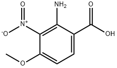 2-Amino-4-methoxy-3-nitro-benzoic acid 结构式