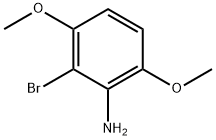 2-溴-3,6-二甲氧基苯胺 结构式