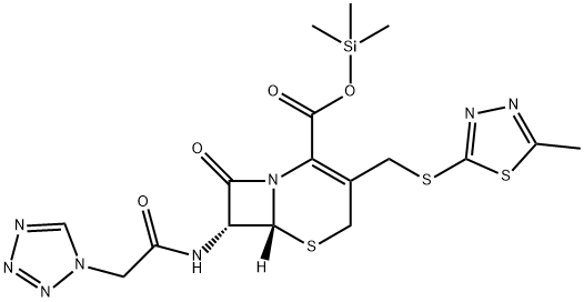 Cefazolin Impurity 7 (Cefazolin Trimethylsilyl Ester) 结构式