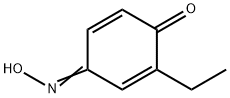 2,5-Cyclohexadiene-1,4-dione, 2-ethyl-, 4-oxime 结构式