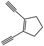 Cyclopentene, 1,2-diethynyl- 结构式