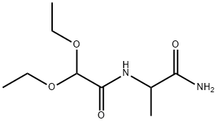 Propanamide, 2-[(2,2-diethoxyacetyl)amino]- 结构式