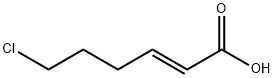 (2E)-6-Chloro-2-hexenoic Acid 结构式