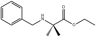Alanine, 2-methyl-N-(phenylmethyl)-, ethyl ester 结构式