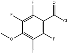 4-甲氧基-2,3,5,6-四氟苯甲酰氯 结构式