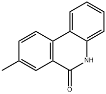 6(5H)-Phenanthridinone, 8-methyl- 结构式