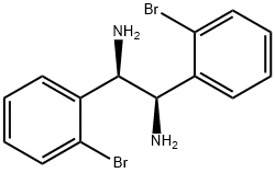 1,2-Ethanediamine, 1,2-bis(2-bromophenyl)-, (1S,2S)- (9CI) 结构式