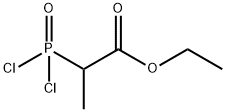 Propanoic acid, 2-(dichlorophosphinyl)-, ethyl ester 结构式