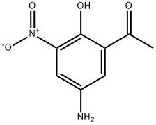 1-(5-氨基-2-羟基-3-硝基苯基)乙酮 结构式