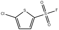 5-氯-2-噻吩磺酰氟- 结构式