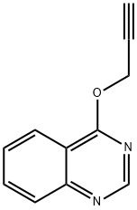 4-(丙-2-炔-1-基氧基)喹唑啉 结构式