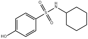 Benzenesulfonamide, N-cyclohexyl-4-hydroxy- 结构式