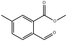 2-甲酰基-5-甲基苯甲酸甲酯 结构式