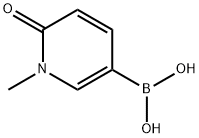 1-甲基-6-氧代-1,6-二氢吡啶-3-硼酸 结构式