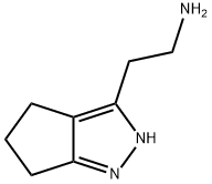 3-Cyclopentapyrazoleethanamine, 2,4,5,6-tetrahydro- 结构式