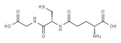 Glycine, N-(N-D-γ-glutamyl-L-cysteinyl)- 结构式